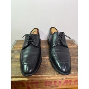 Allen Edmonds Mens Black Delray Split Toe Derby Size 9D Lace Up Made in USA